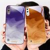 Ink wash connotation blue For Samsung A01 A02 03 Core 04 05 06 10 12 13 14 5G 15 16 M02 12 Note 8 9 10 20 glass Ultra phone case