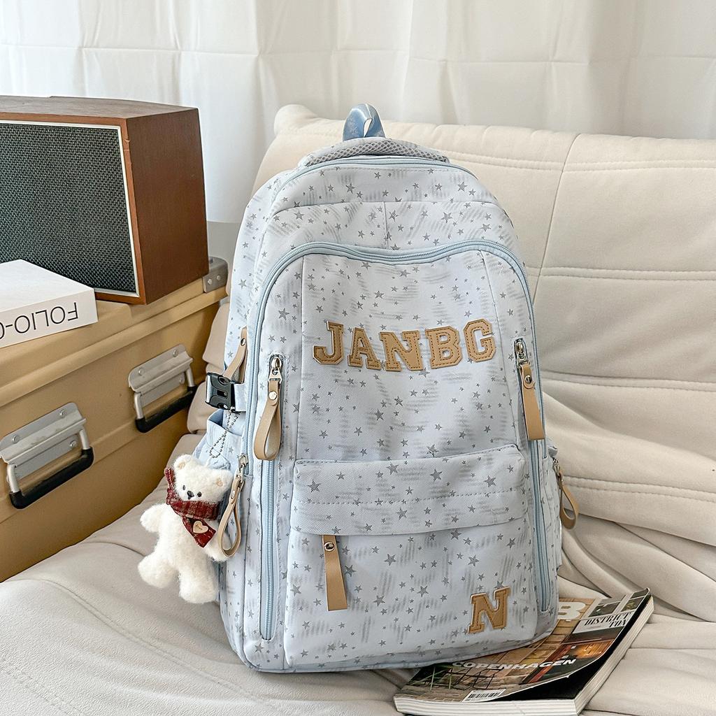 Schulranzen hoher Wert Mittel- und Oberschüler Schulranzen Koreanische Version modisch schlicht Computertasche Outdoor-Reise cool große Kapazität