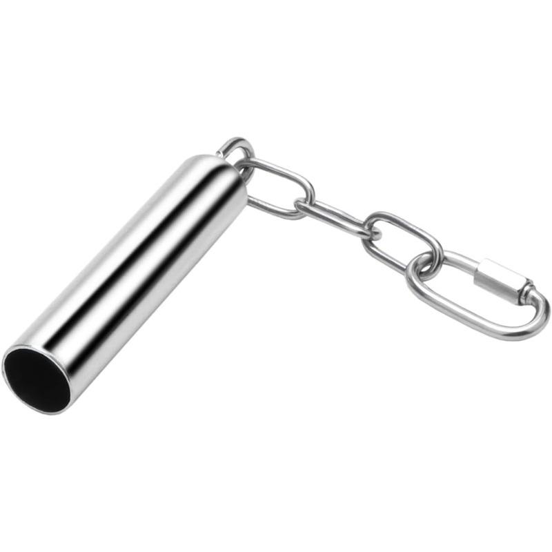 Stainless Steel Bird Cage Bell Toy Hanging Chew Toy for Parrot Parakeet Budgie Cockatiel Conure African Grey Pet Birds