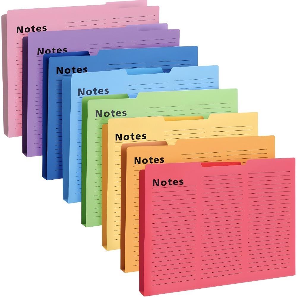 Desktop Storage Writable Manila Folder Large Capacity A4 File Paper Folder  Certificates