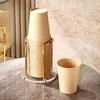 1pc Light Luxury Disposable Cup Holder Household Acrylic Cup Storage Rack Desktop Tea Cups Dispenser Kitchen Gadget Organizer