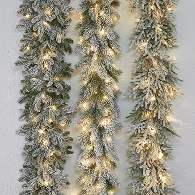 Frosted Vine Christmas Ornament - Door & Window Festival Decoration