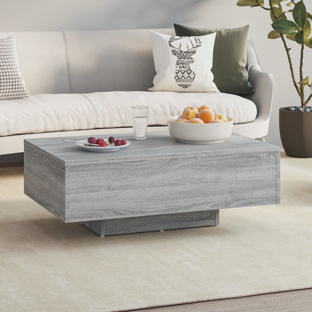 Coffee Table, Grey Sonoma Oak, 85x55x31 Cm