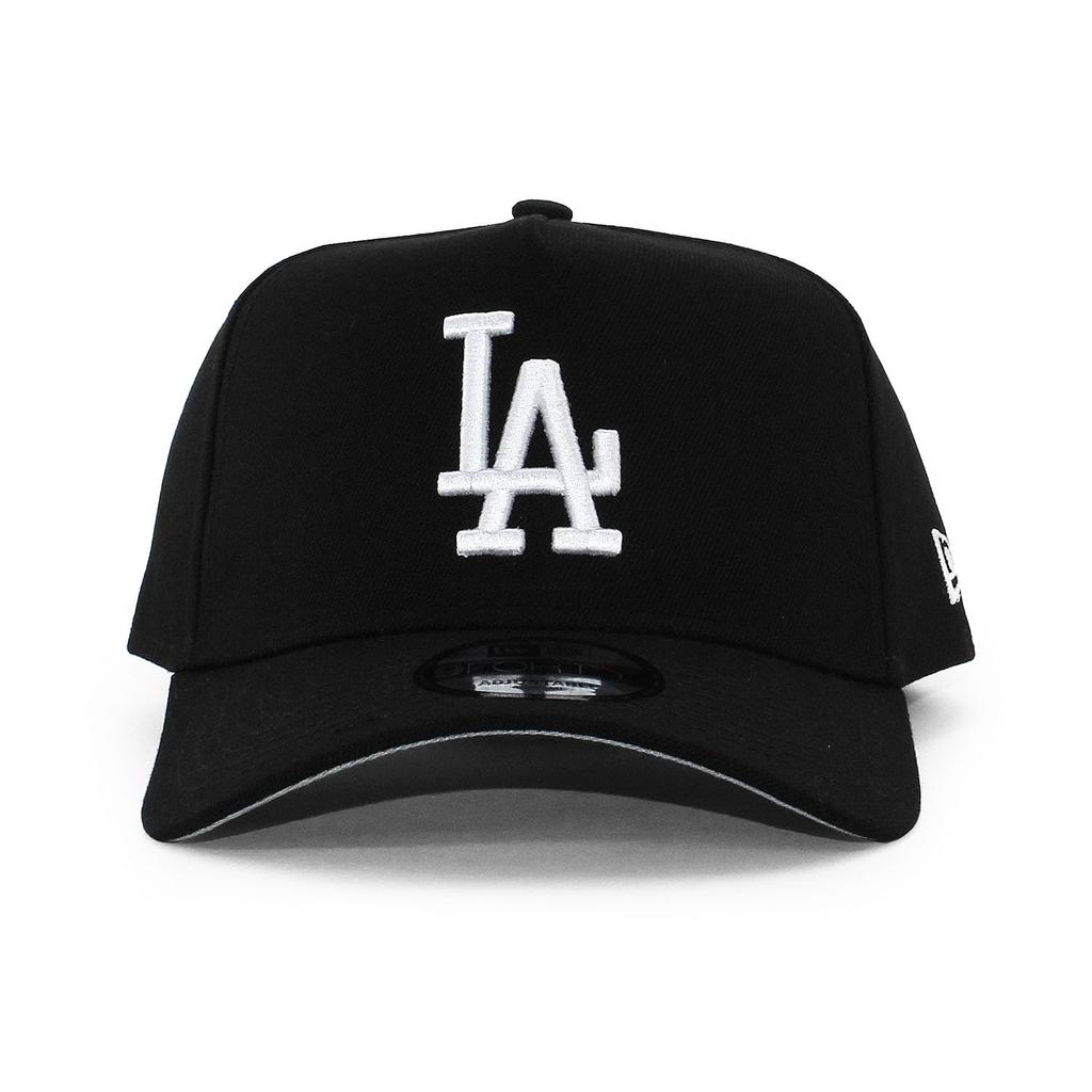 New Era 9FORTY SNAPBACK CAP 940 MLB NFL NBA MLS Snapback One Los Angeles Dodgers A-FRAME A-FRAME (JP, Alphabet, Size, (Black/White)) [Used]