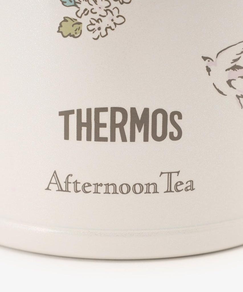 Afternoon Tea Living HS99 Flower Art One-Touch Thermos Bottle, 500ml, Purple