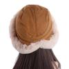 For Girl Warm Large Japanese Winter Korean Style Beanies Plush Bucket  Hat Women Hat Woolen