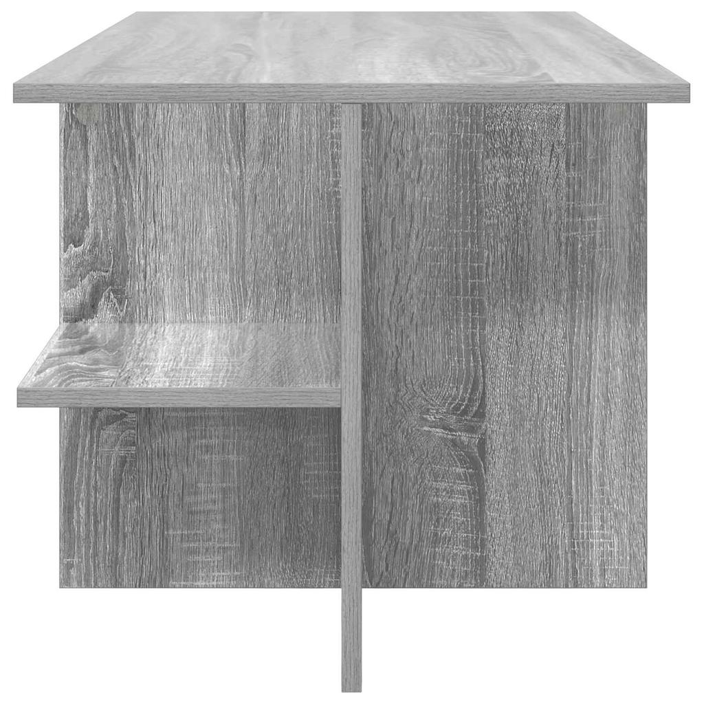 Coffee Table Grey Sonoma 87 x 50 x 45 cm Engineered Wood