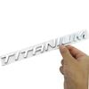 Auto Aufkleber 3D Metall TITAN Emblem Abzeichen Aufkleber Automobil Auto Styling für F/ord M/ondeo M/kv K/uga E/cosport F/ocus