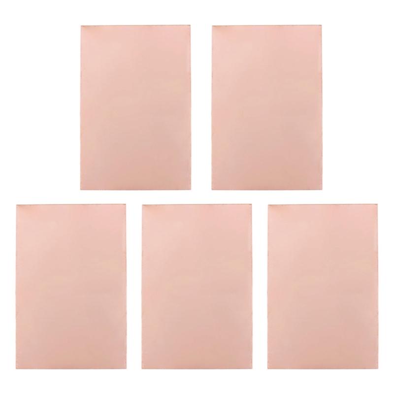 Pack of 10 1.5mm Thickness Circuit Board Single Sided Brass  PCB Board Simple Installation for Electronics & Hobbyists