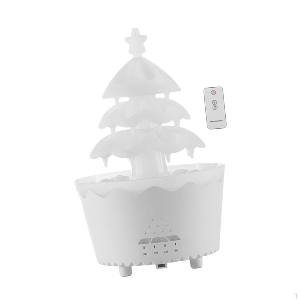 Umidificador de gotas difusor de óleo essencial em forma de árvore decorativo para academia SPA