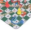 Board Game Set 24cm Plastic Foldable Chess Board 4 Chess Pieces Portable Travel Chess Game Toy with Storage Bag