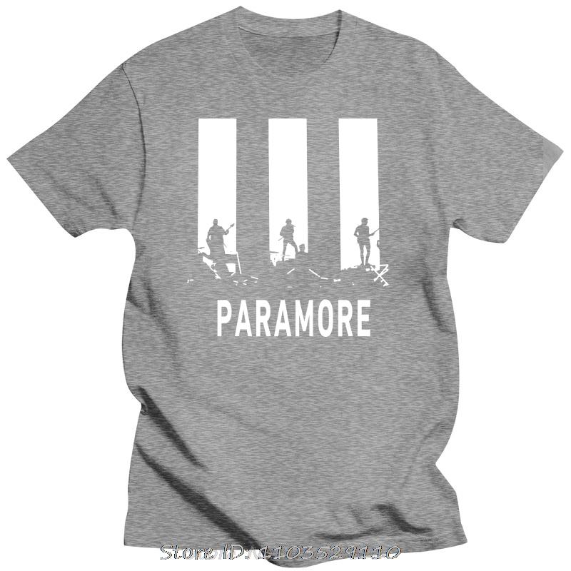 Band PARAMORE AFTER LAUGHTER Silhouette T Shirt Fashion Unisex Oversized Tops Tshirt Summer Tees Causal Cotton Tshirt S