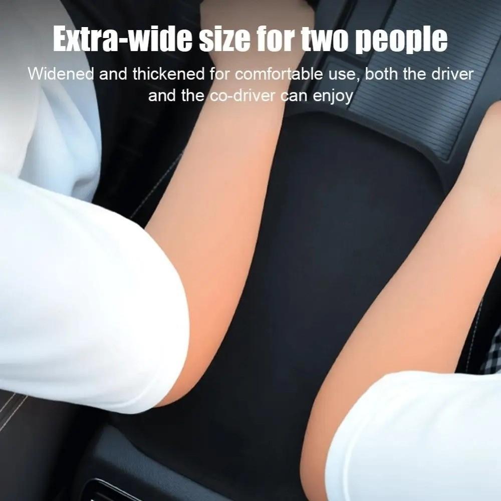 Plush Car Armrest Cushion Booster Pad Thicken Heightening Pad Car Armrest Pad For Central Console