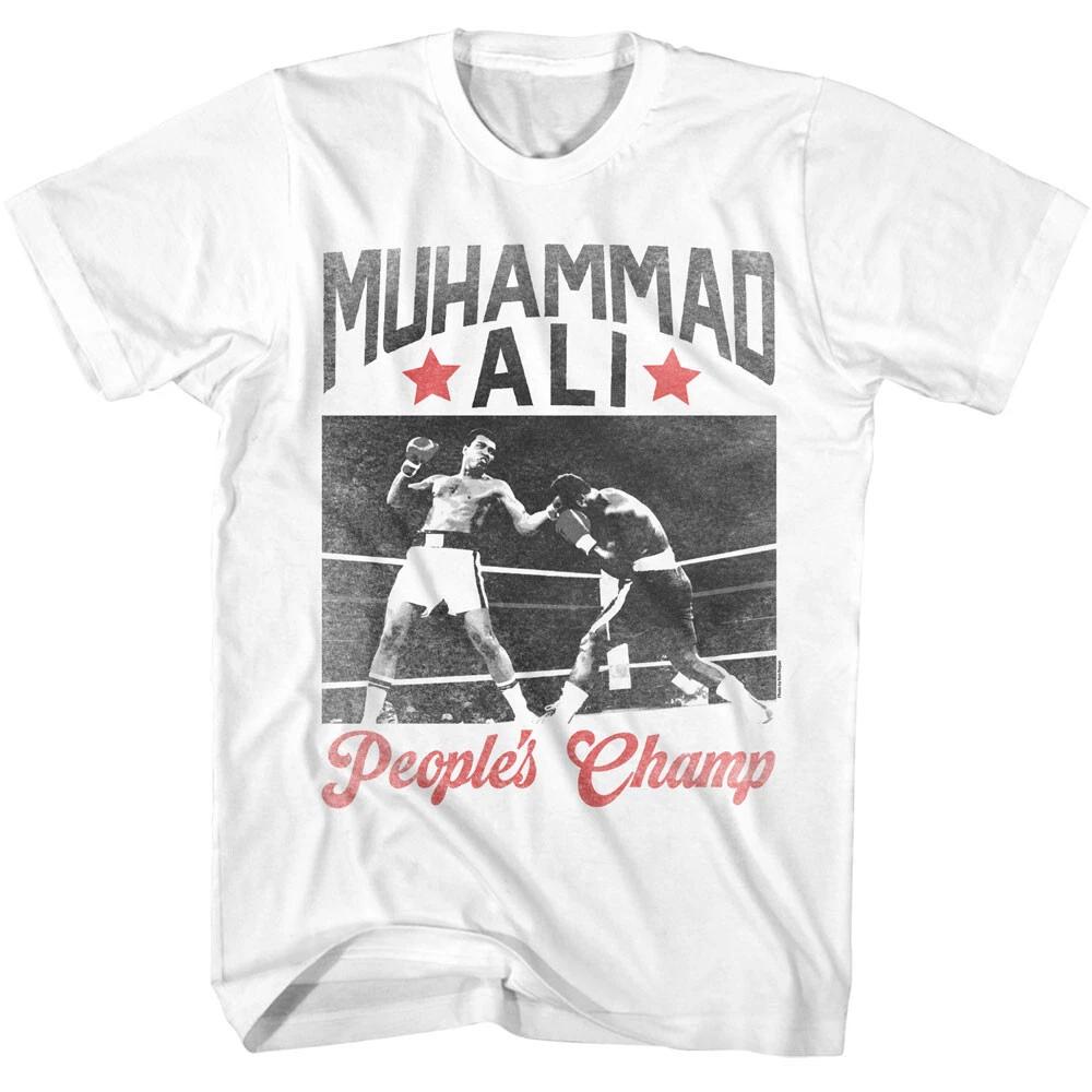 Muhammad Ali The Peoples Champ Live In The Ring Men s T Shirt 2XL