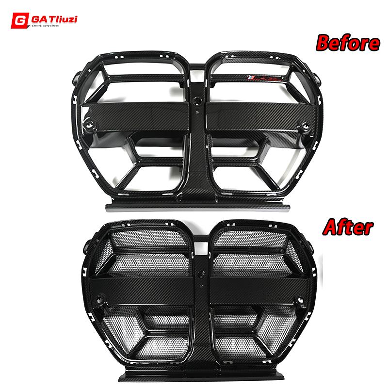 Front Grille Mesh Cover Air Inlet Vent Pane For BMW M3 M4 G80 G82 G83 Air Inlet Grill Mesh Sheet Anti Insect Net Honeycomb