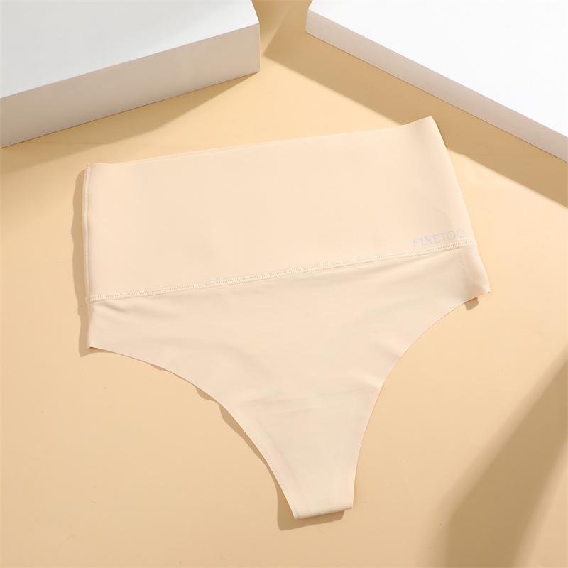 FINETOO Bodyshaper Høy midje sømløs thong Dame Anti-bakterie Truser Kvinnelige Intimates Undertøy