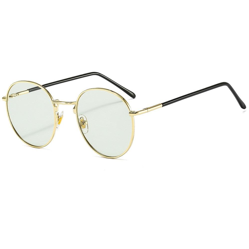 Photochromic Anti Radiation Glasses for Women Men Sun Adaptive Metal Frame Eyewear