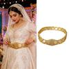 Blingbling Waist Belt Stylish Carved Floral Waist Chain Belt Elaborate Chain Belly Chain for Wedding Waist Chain
