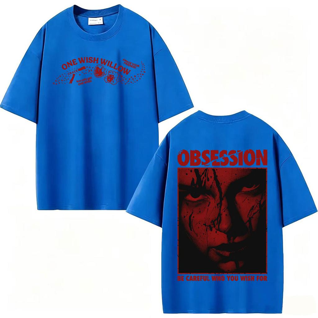 One Wish Willow Obsession 2026 Film Merch T-Shirt Unisex Unisex Harajuku Retro Klassische T-Shirts Locker 100% Baumwolle Übergroßes T-Shirt