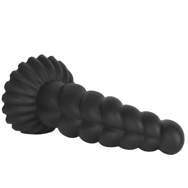 Silicone Black Extra Large Thick Anal Plug Penis Soft Thick Anal Plug Back Yard Fisting Anal Expander Male and Female Anal Masturbation