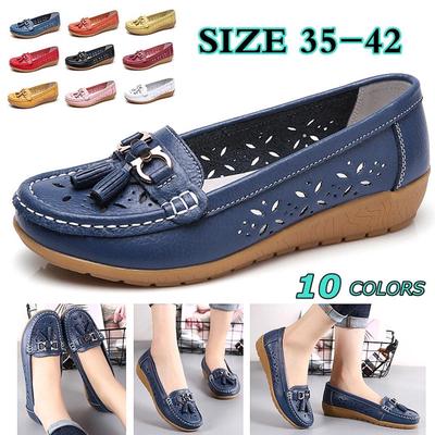 Sandals Breathable Womens Fashion Casual Leather Flat Shoes Summer Sandals For Women