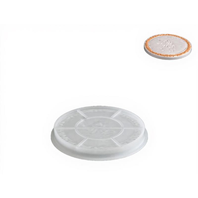 

Ornate Raised Designs Decorative Silicone Tray Heat Resistant Nonslip Surfaces For Desserts Jewelry Display