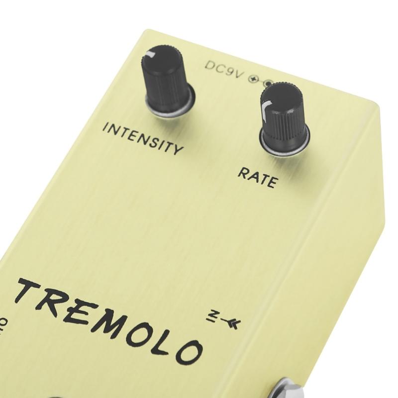 Portable Tremolo Effect Pedal Guitar Effects Box Multi Instrument Compatibility Effect Controller for Stage Practice