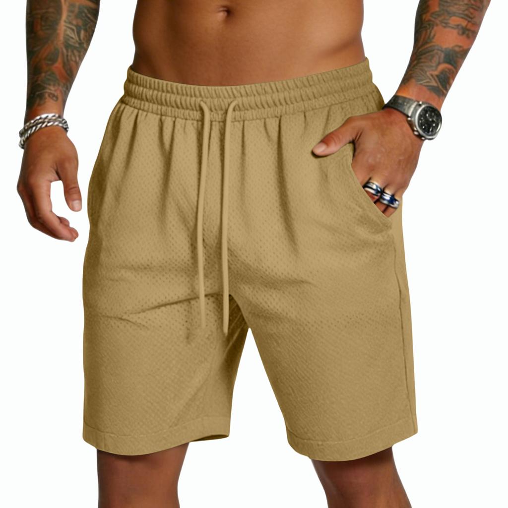 Men's Casual -Weave Drawstring Shorts