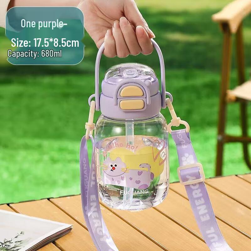 Fuguang Miaomiaowu Children s Dual-Drink Water Bottle