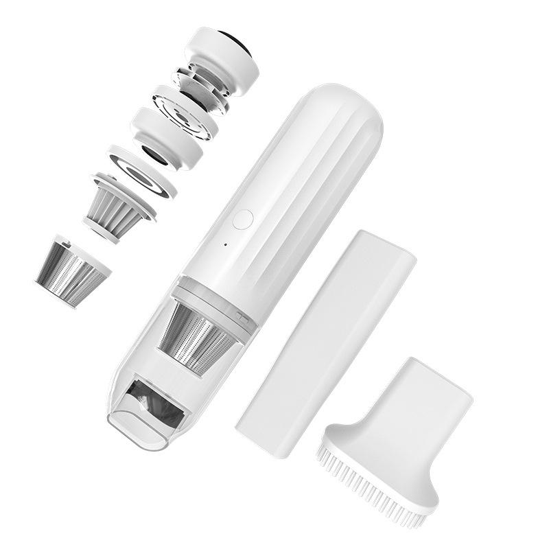 Rechargeable Mini Vacuum Cleaner, Portable Handheld Cordless Vacuum for Home & Car, Strong Suction Multi-Function