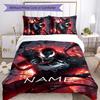 3pcs Venom2 Cover Set - Personalized Name, HD Printed Bedding with 1 Cover and 2 Pillowcases - Perfect for Home Decor, Easy Care