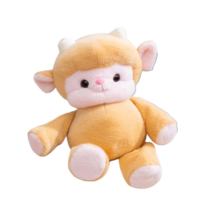 

40cm Running Lamb Plush Toy Lovely Cartoon Lamb Homdecor Stuffed Dolls Soft Animal Toy Dolls Gift For Gils Boys 40cm жёлтый