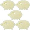 Oe Dish Sponge White 7.3cm X 11cm 3.5cm Cf Kitchen Sheep Soft Gentle Washing Set 5