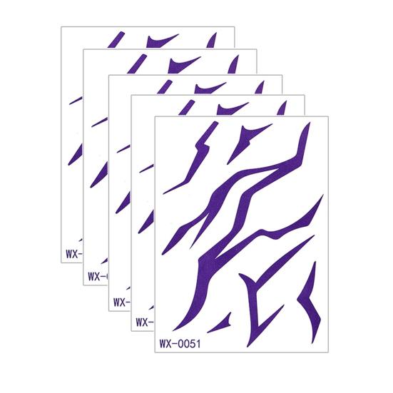 Baizihuahu 5 Sheets Temporary Tattoo Stickers, Skin-Friendly Demon Energy Pattern Tattoos, Hypoallergenic Non-Irritating Stickers for Kids Adults