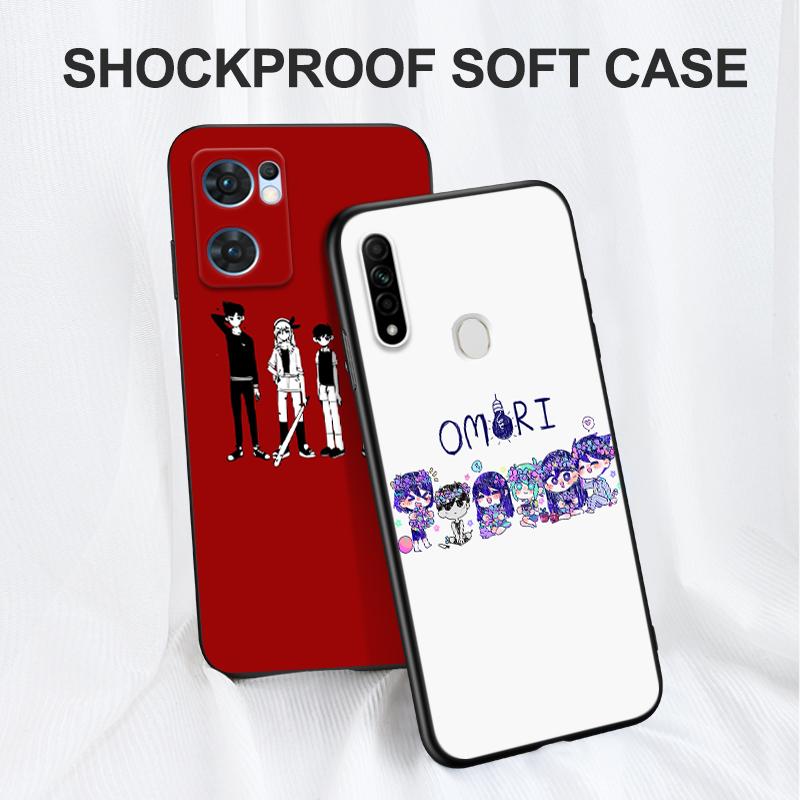 Schwarze TPU-Hülle für OPPO A1K A5 A5S A5XS A3S AX5 A11 A11X A12E A12 A7 A9 A9X 2018 2020 Omori