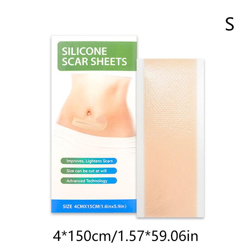 1 Roll Silicone Scar Sheets ,Silicone Scar Sheets ,Self-Adhesive Scar Cover Tape Skin Care Waterproof And Breathable