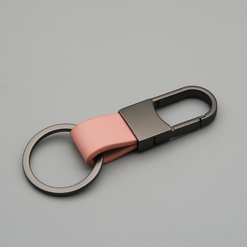 Legierung Leder Schlüsselanhänger Multifunktional Langlebig Leder Hüftanhänger Schlüsselanhänger Karabinerhalter Anti-Verlust