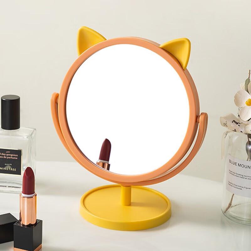Silingfei Desktop Cat Ear Makeup Mirror