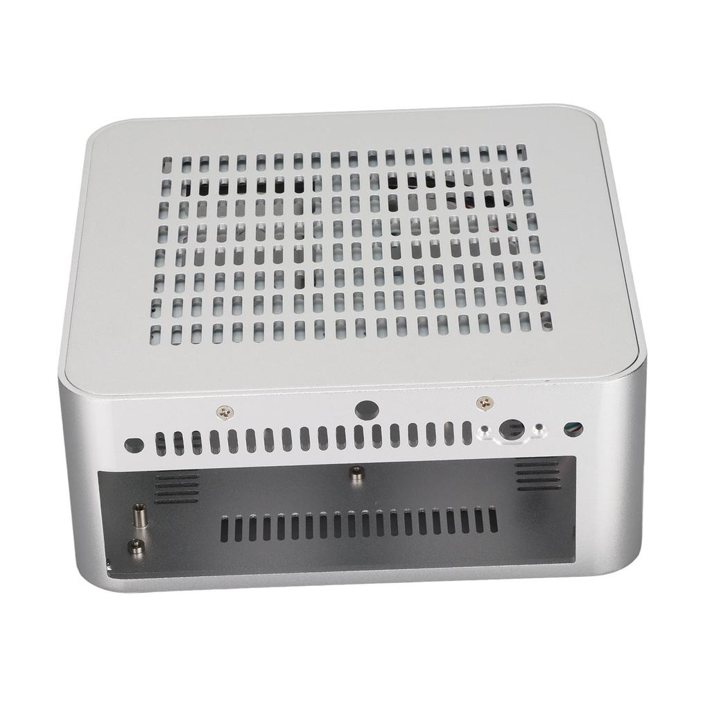 Desktop Computer Case Good Heat Dissipation Exquisite Compact Mini HTPC Case for Home Video Computer