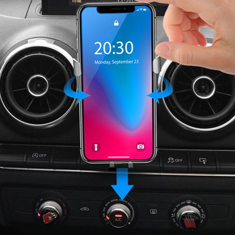 Car Phone Bracket Air Vent Mount Car Holder Stand 360 Degree Rotatable For Mobile Phone GPS