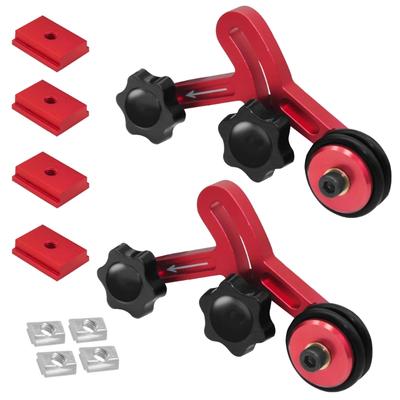Bearing Roller System With Double Pressure Arm Accuracy Aluminum Featherboard For Woodworking Table Chainsaws Stability