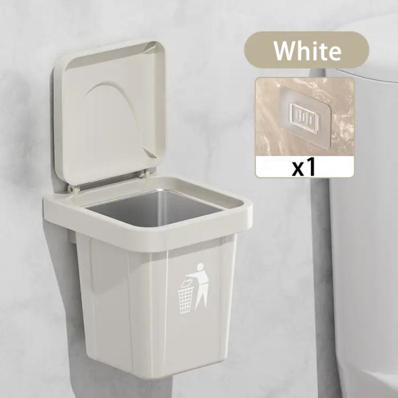 Wall-mounted Trash Can Ashtray Home Decoration Personalized Living Room Creative Ornaments with Cover To Prevent Fly Ash Smoke.