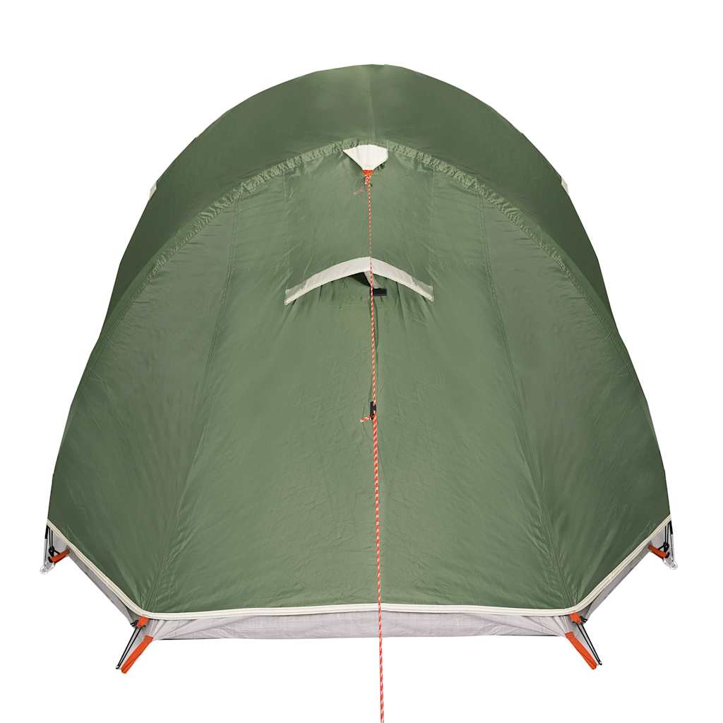 Tunnel Tent for 3 Persons Green Waterproof