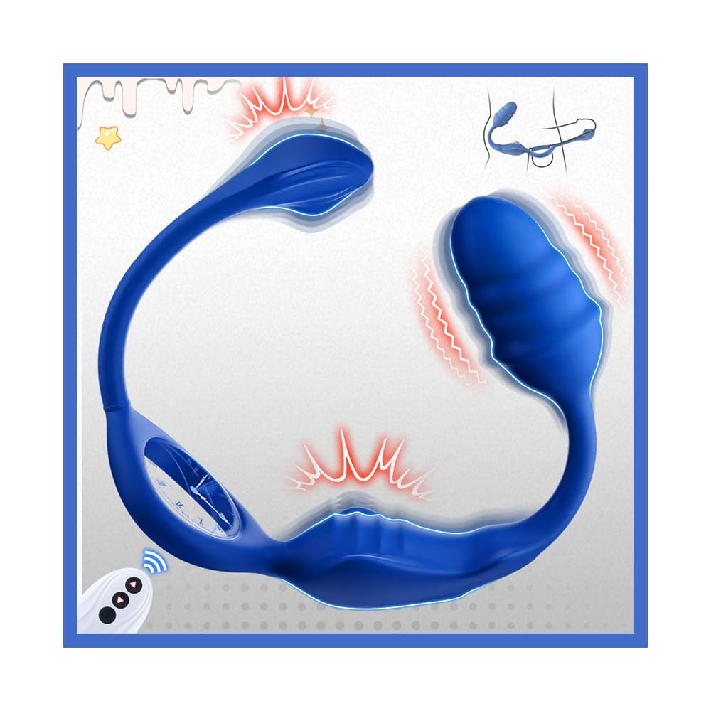 FasyFun Anal Anal Electric Anal Beads Vibration Modes Beyond the Limit Penis Ring Included Simultaneous Stimulation of and Glans 10M Remote Direct