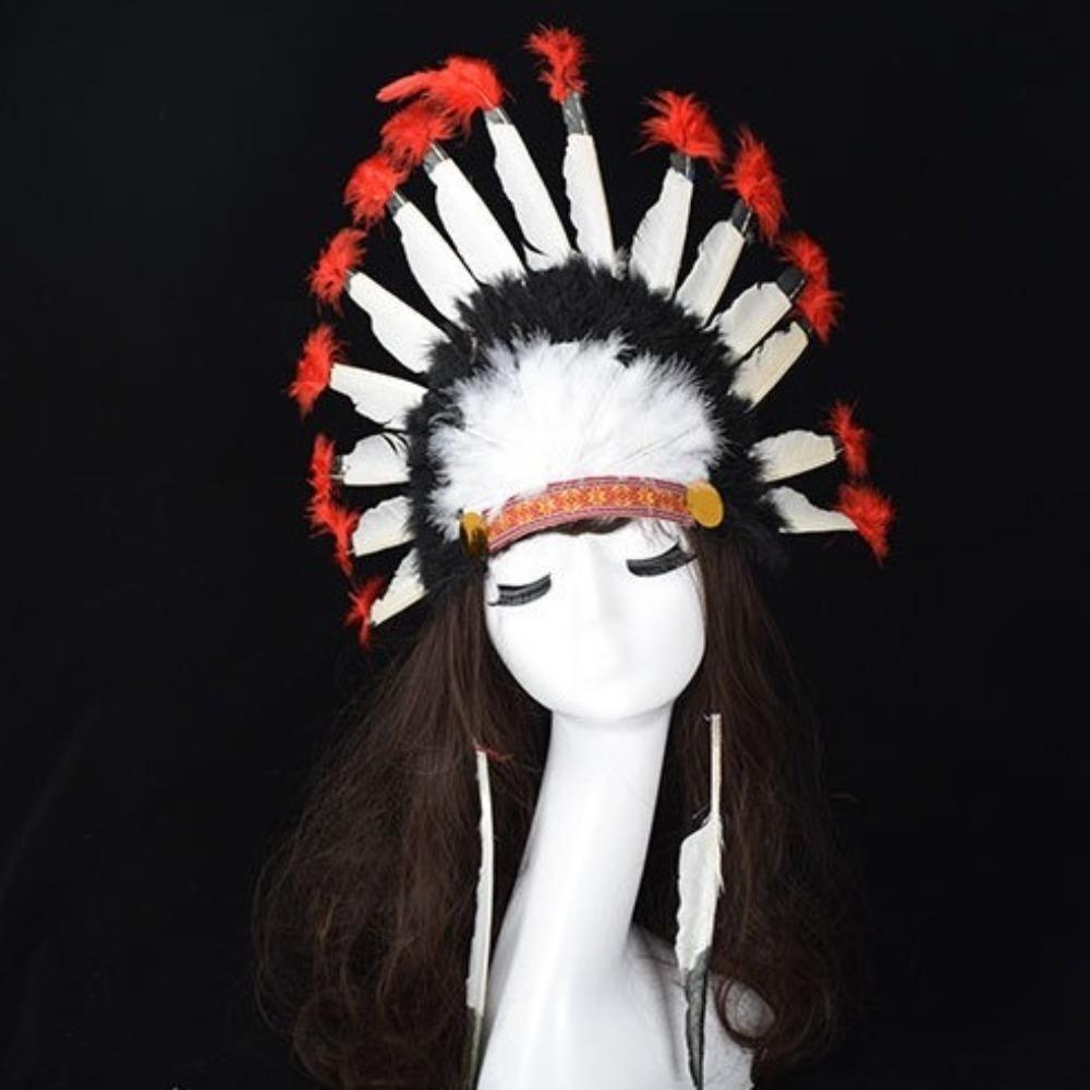Children's Day Headpiece Fancy Dress Party Headwear New Feather Headdress