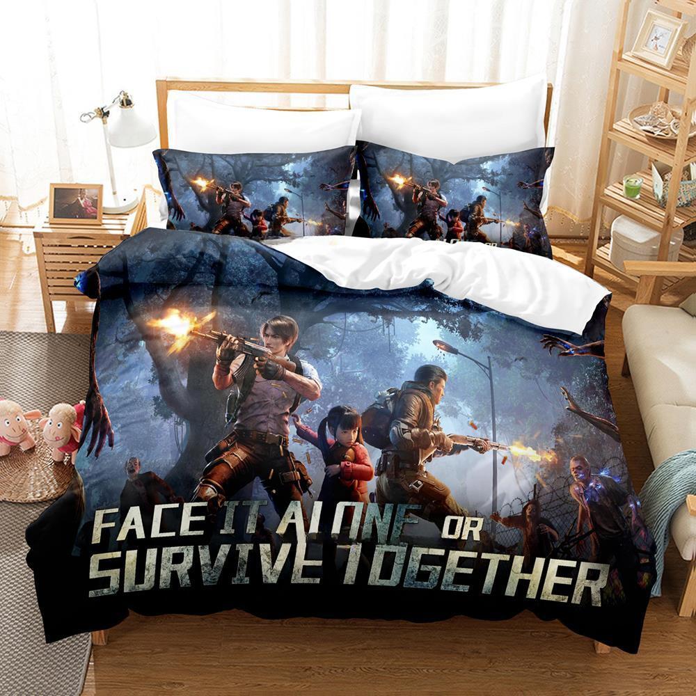 3D-Druck Game LifeAfter Bettwäsche-Set Einzelbett Twin Full Queen King Size Bettwäsche-Set Erwachsener Kinderzimmer Bettbezug-Sets Heimtextilien