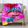 Trolls Theme Printed Blanket - Perfect for Couch, Bed, Travel & Outdoor Use | Machine Washable, Cozy & Durable.