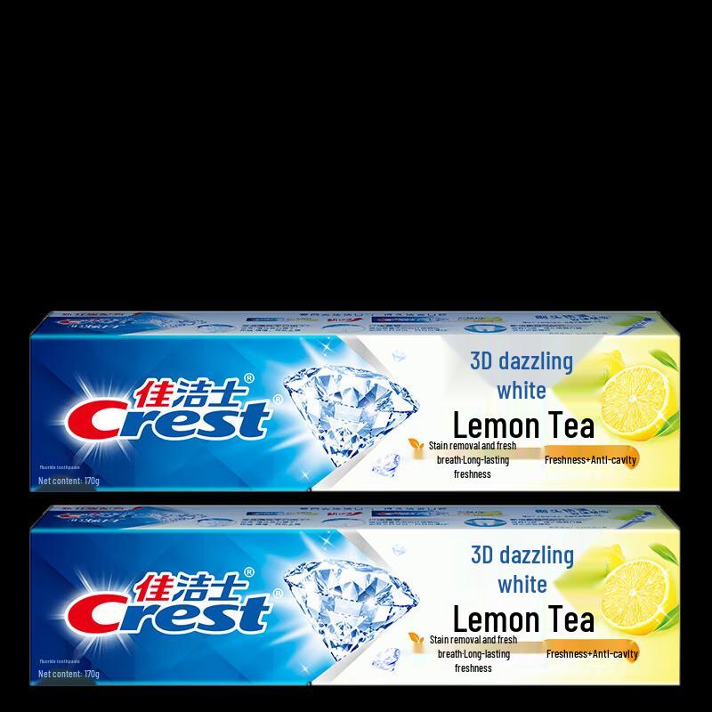 

Crest 3D White Lemon Tea Refreshing Toothpaste (170g x 2)