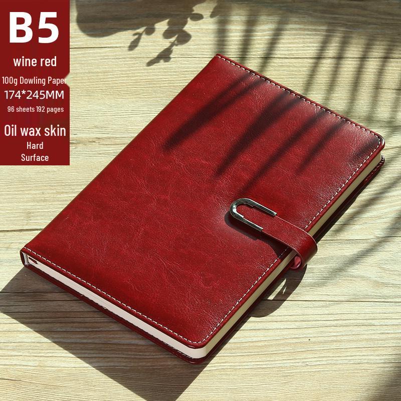 High-Quality A5 Leather Softcover Notebook for Students and Professionals