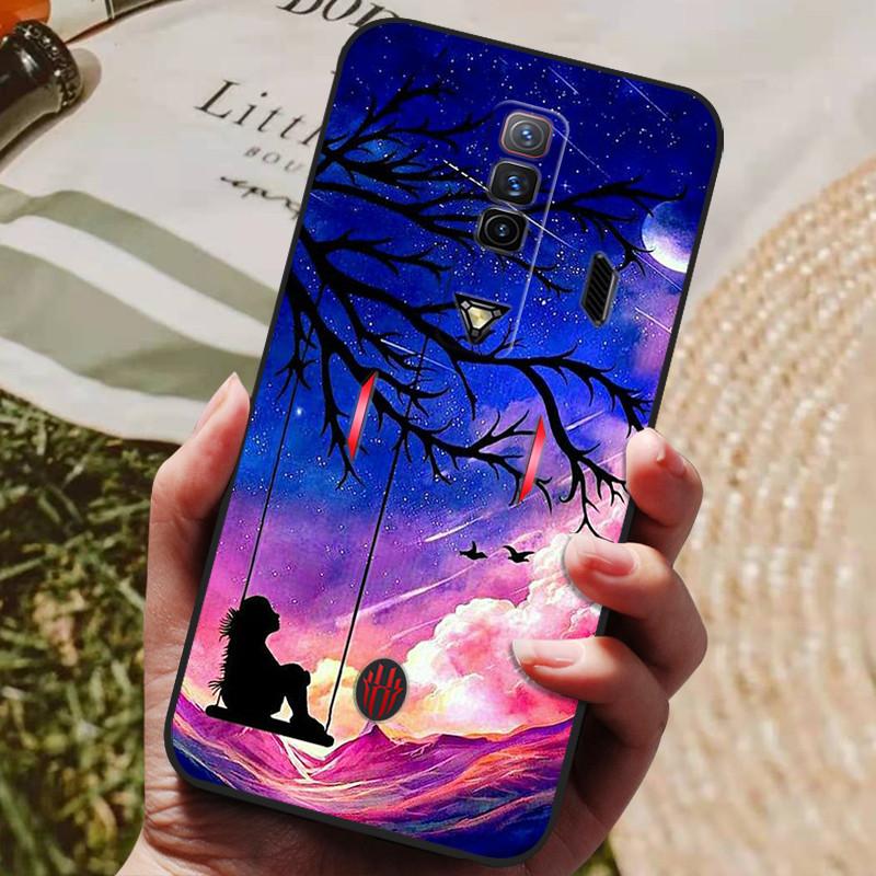 

Для ZTE Nubia Red Magic 7 Чохол Модний Силіконовий М який ТПУ Задня Кришка для Глобальної Версії Nubia REDMAGIC 7 Pro Чохол Бампер For Red Magic 7 Pro